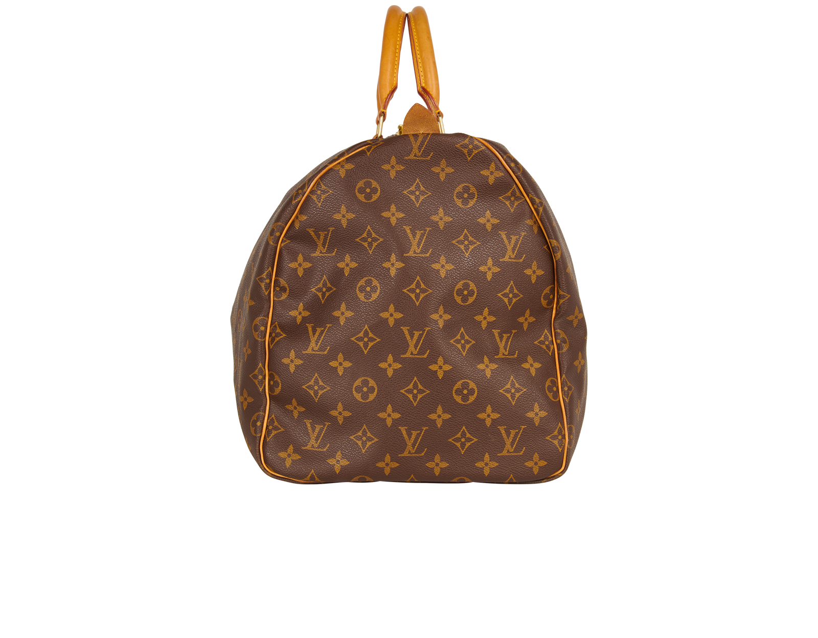 Keepall, &pound;850, Handbags, Brown, Canvas, Bottom view